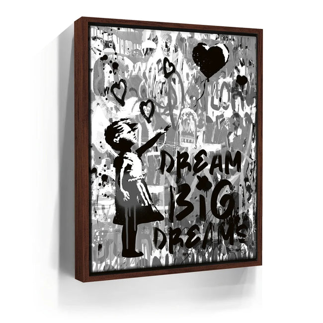 Featured image 10 for Dream Big Dreams - Banksy Warhol Mashup - Black & White