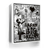 Featured image 6 for Dream Big Dreams - Banksy Warhol Mashup - Black & White