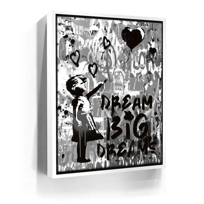 Featured image 6 for Dream Big Dreams - Banksy Warhol Mashup - Black & White