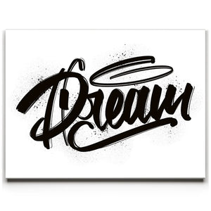 Dream Calligraphy - Black and White I