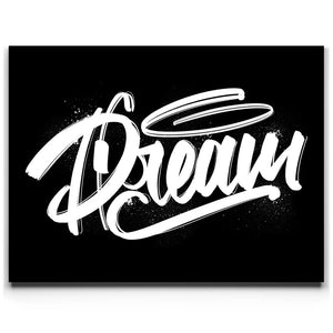 Dream Calligraphy - Black and White II