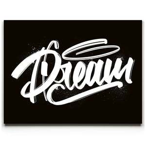 Dream Calligraphy - Black and White II