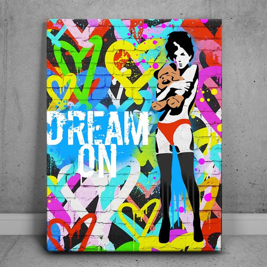 Dream On Posters, Prints, & Visual Artwork TheGoatWallArt PORTRAIT 18x24 0.75" STANDARD