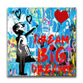 Featured image 1 for Dream Big Dreams - Banksy Warhol Mashup - Square