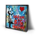 Thumbnail image 2 for Dream Big Dreams - Banksy Warhol Mashup - Square
