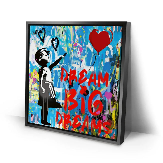 Featured image 2 for Dream Big Dreams - Banksy Warhol Mashup - Square