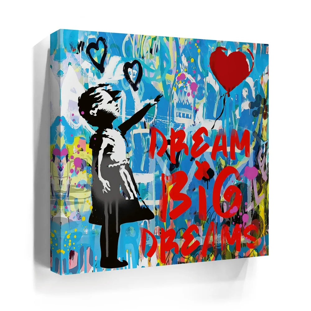 Featured image 3 for Dream Big Dreams - Banksy Warhol Mashup - Square