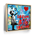Featured image 10 for Dream Big Dreams - Banksy Warhol Mashup - Square