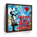 Featured image 11 for Dream Big Dreams - Banksy Warhol Mashup - Square