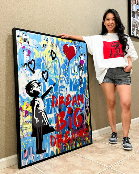 Dream Big Dreams - Banksy Warhol Mashup