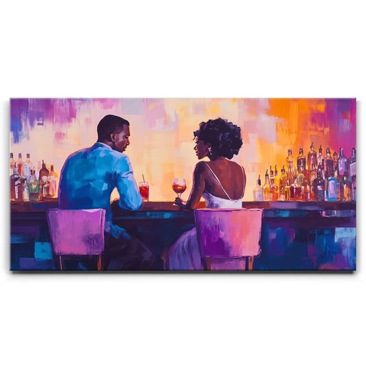 Drinks Between Us Posters, Prints, & Visual Artwork TheGoatWallArt LANDSCAPE - WIDE 30x15 0.75" STANDARD