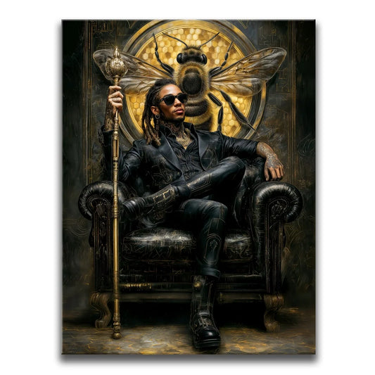 Drone Diplomacy Posters, Prints, & Visual Artwork TheGoatWallArt PORTRAIT 18x24 0.75" STANDARD