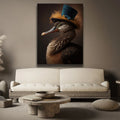 Thumbnail image 2 for Duck with Feather Hat II