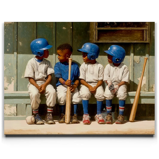 Dugout Code Posters, Prints, & Visual Artwork TheGoatWallArt LANDSCAPE 24x18 0.75" STANDARD