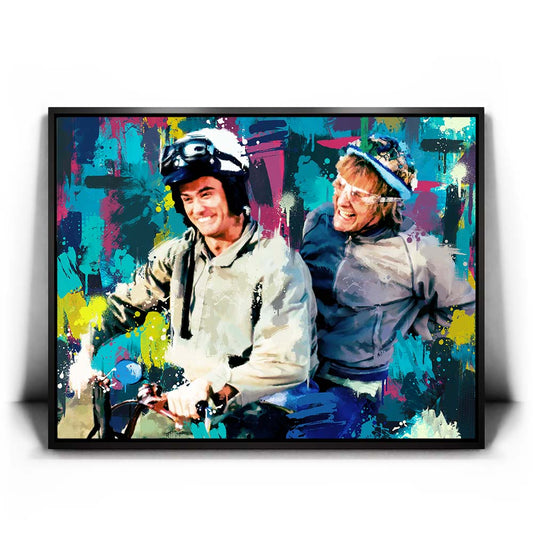 Dumb And Dumber - The Ride To Aspen Posters, Prints, & Visual Artwork TheGoatWallArt LANDSCAPE 24x18 1.70" BLACK FRAME