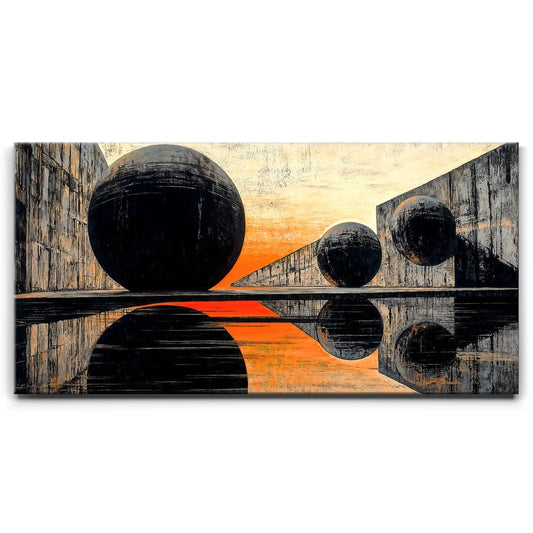 Dusk's Concrete Disarray Posters, Prints, & Visual Artwork TheGoatWallArt LANDSCAPE - WIDE 30x15 0.75" STANDARD