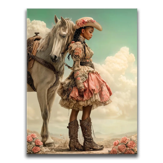 Dusty Boots & Dandelions Posters, Prints, & Visual Artwork TheGoatWallArt PORTRAIT 18x24 0.75" STANDARD