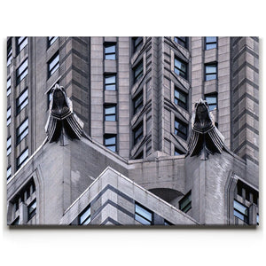 Eagles On The Top Of Chrysler Building Closeup