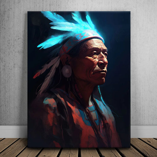 Echo Of The Ancestors Posters, Prints, & Visual Artwork TheGoatWallArt PORTRAIT 18x24 0.75" STANDARD