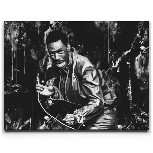Eddie Murphy - Standup Wall Art Posters, Prints, & Visual Artwork TheGoatWallArt LANDSCAPE 24x18 0.75" STANDARD