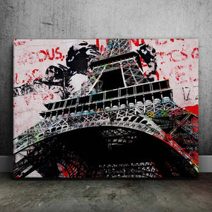 Eiffel Tower Graffiti II