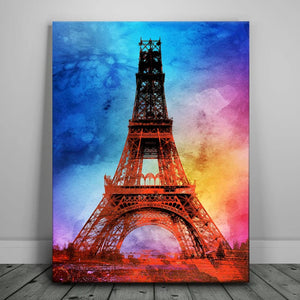 Eiffel Tower Under Construction