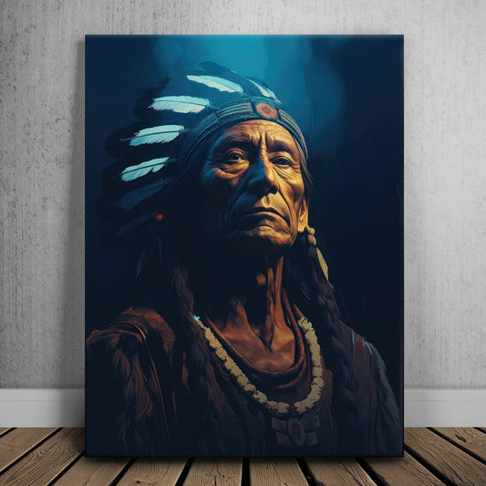 Elder's Gaze Posters, Prints, & Visual Artwork TheGoatWallArt PORTRAIT 18x24 0.75" STANDARD