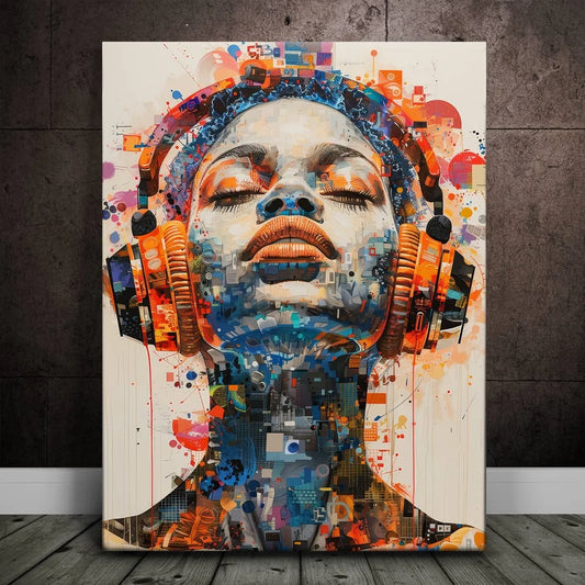 Electric Muse Posters, Prints, & Visual Artwork TheGoatWallArt PORTRAIT 18x24 0.75" STANDARD