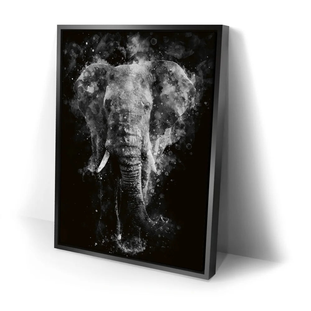 Featured image 2 for Elephant - Watercolor - Black and White