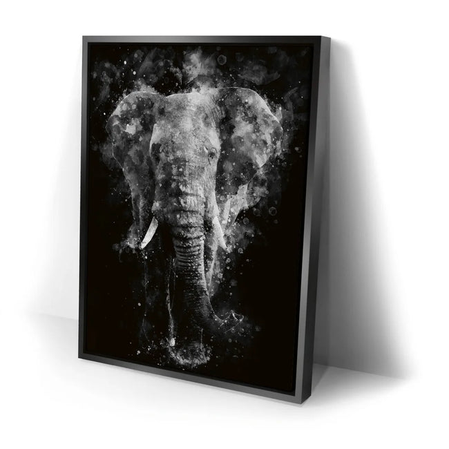 Featured image 2 for Elephant - Watercolor - Black and White