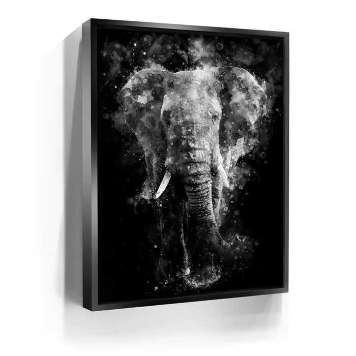 Featured image 5 for Elephant - Watercolor - Black and White