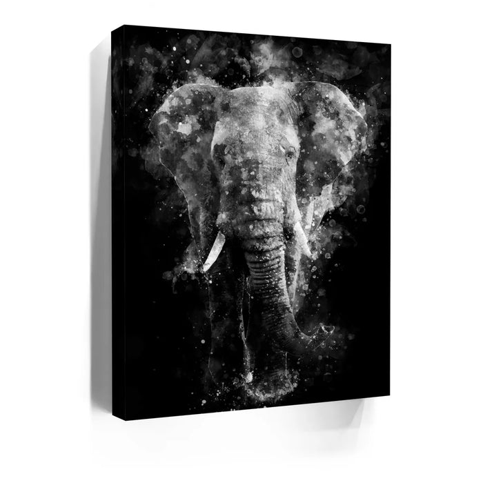 Featured image 5 for Elephant - Watercolor - Black and White