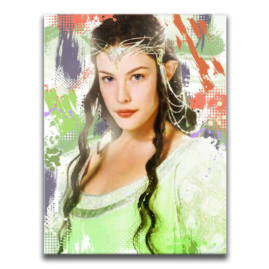 Elven Royalty Posters, Prints, & Visual Artwork TheGoatWallArt PORTRAIT 18x24 0.75" STANDARD