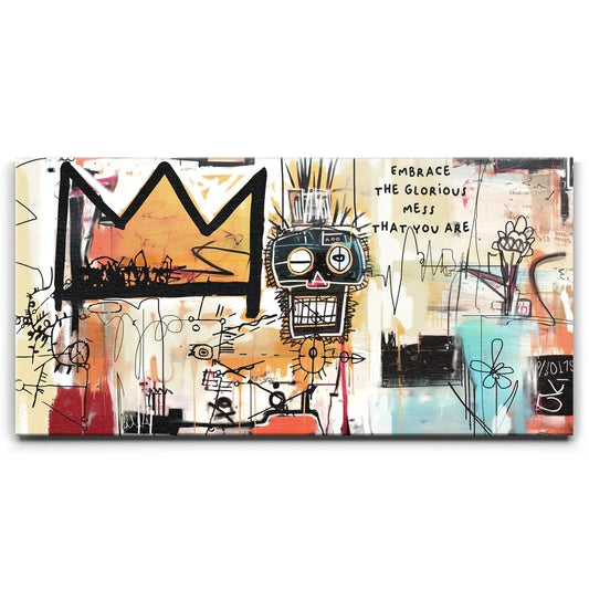 Embrace Yourself Posters, Prints, & Visual Artwork TheGoatWallArt LANDSCAPE - WIDE 30x15 0.75" STANDARD