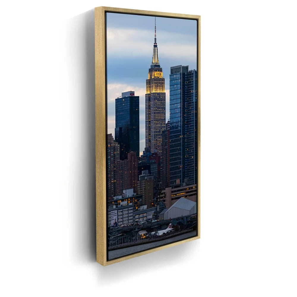 Featured image 7 for Empire State Building Vertical Panorama At Dusk