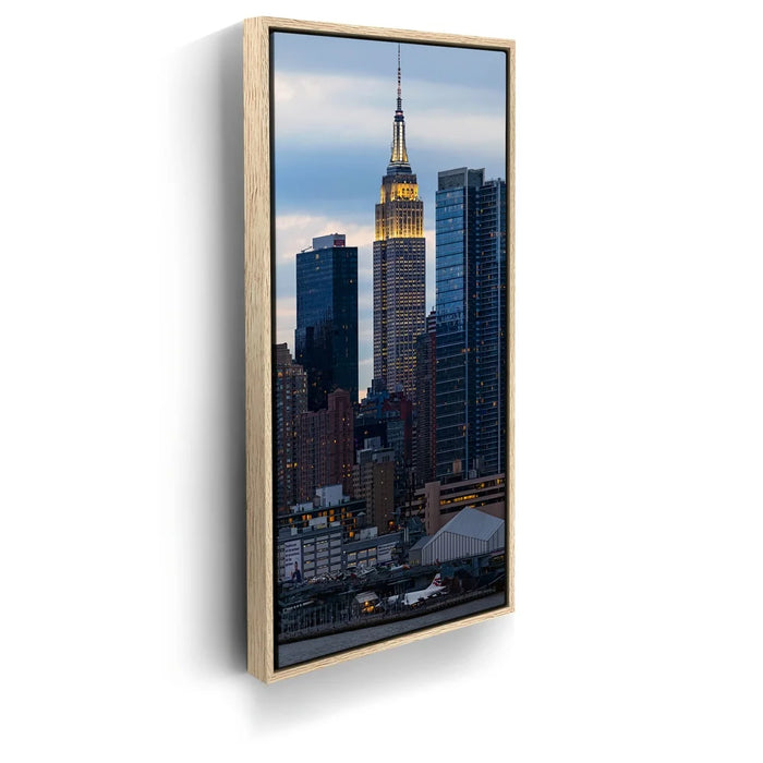 Featured image 9 for Empire State Building Vertical Panorama At Dusk