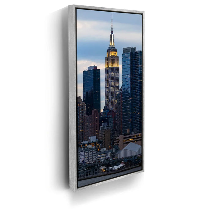 Featured image 8 for Empire State Building Vertical Panorama At Dusk