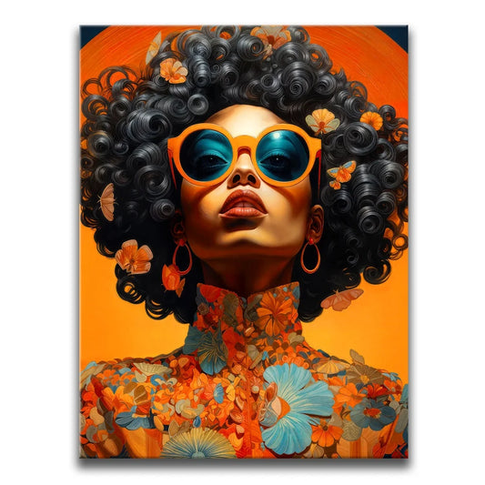 Ethereal Radiance (Celestial Divas Set) Posters, Prints, & Visual Artwork TheGoatWallArt PORTRAIT 18x24 0.75" STANDARD