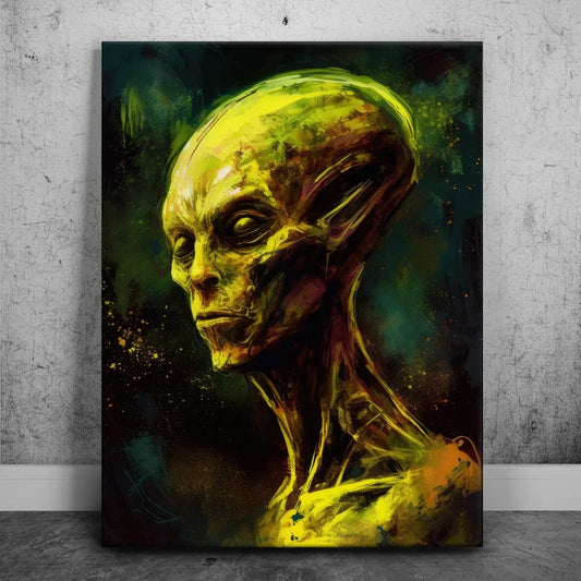 Extraterrestrial Posters, Prints, & Visual Artwork TheGoatWallArt PORTRAIT 18x24 0.75" STANDARD
