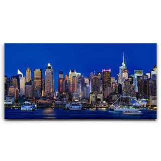 Famous Midtown Manhattan Skyline View At Night - 2 Of 3