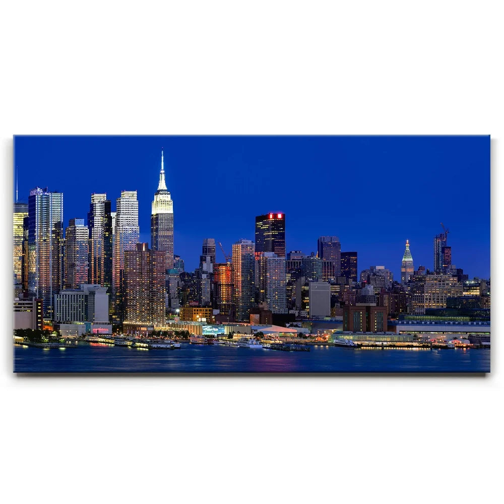 Featured image 1 for Famous Midtown Manhattan Skyline View At Night - 3 Of 3