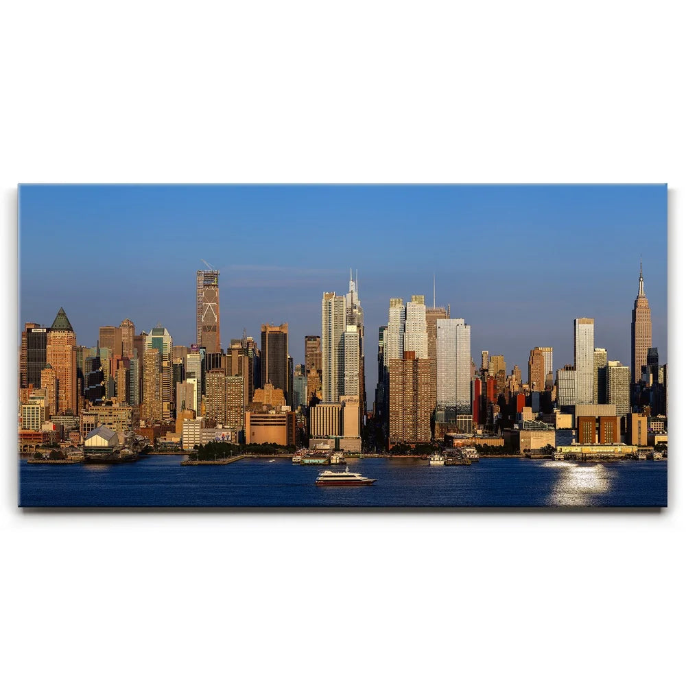 Featured image 1 for Famous Midtown Manhattan Skyline View At Sunset - 2 Of 3
