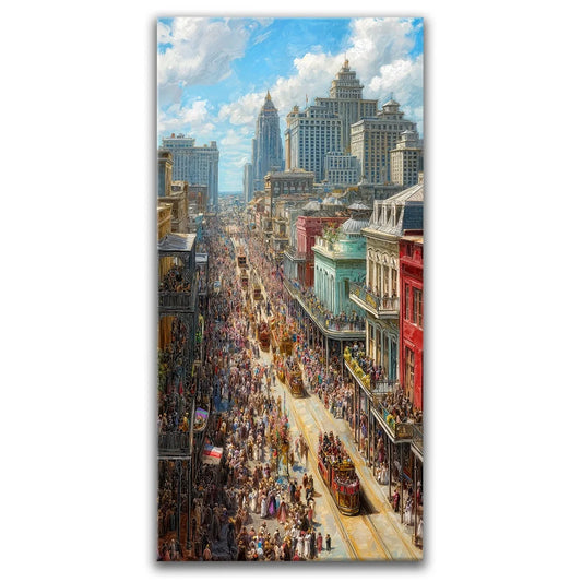 Fanfare & Feathers Posters, Prints, & Visual Artwork TheGoatWallArt PORTRAIT - TALL 15x30 0.75" STANDARD