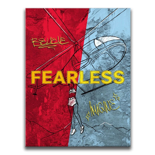 Fearless - Sketch II Posters, Prints, & Visual Artwork TheGoatWallArt PORTRAIT 18x24 0.75" STANDARD