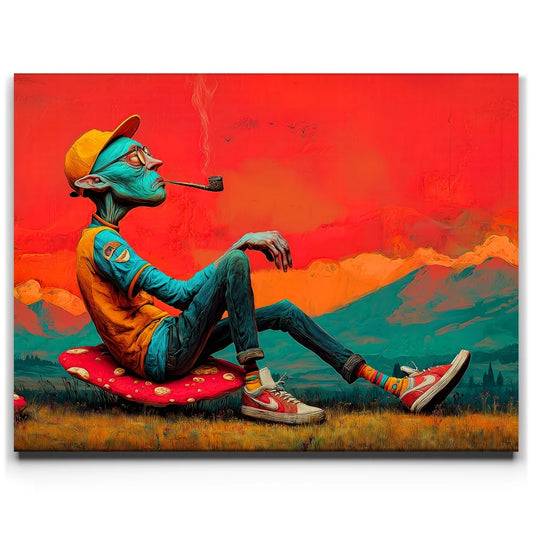 Fictional Altitude Posters, Prints, & Visual Artwork TheGoatWallArt LANDSCAPE 24x18 0.75" STANDARD