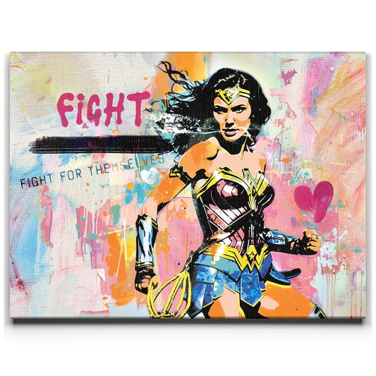 Fight For Those Who Cannot Posters, Prints, & Visual Artwork TheGoatWallArt LANDSCAPE 24x18 0.75" STANDARD