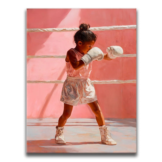 Fight Like A Girl Posters, Prints, & Visual Artwork TheGoatWallArt PORTRAIT 18x24 0.75" STANDARD