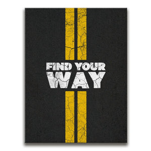 Find Your Way - Street - White Text
