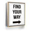 Featured image 9 for Find Your Way Sign - White