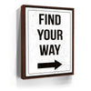 Featured image 10 for Find Your Way Sign - White
